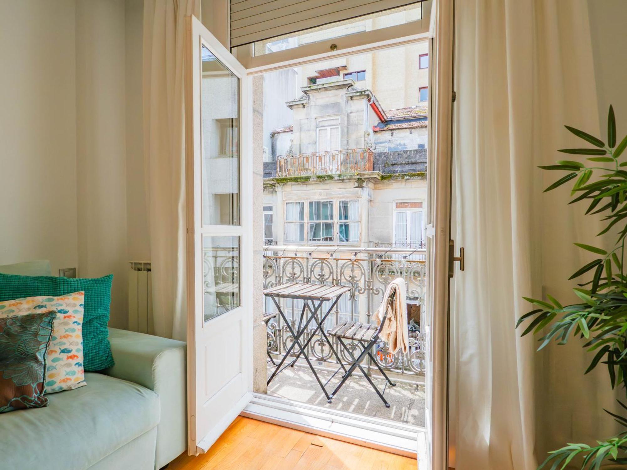 Luxury Centro De Vigo Balcony Apartment Exterior foto